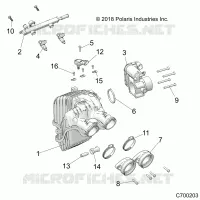 ENGINE, INTAKE AND CORPS DE PAPILON