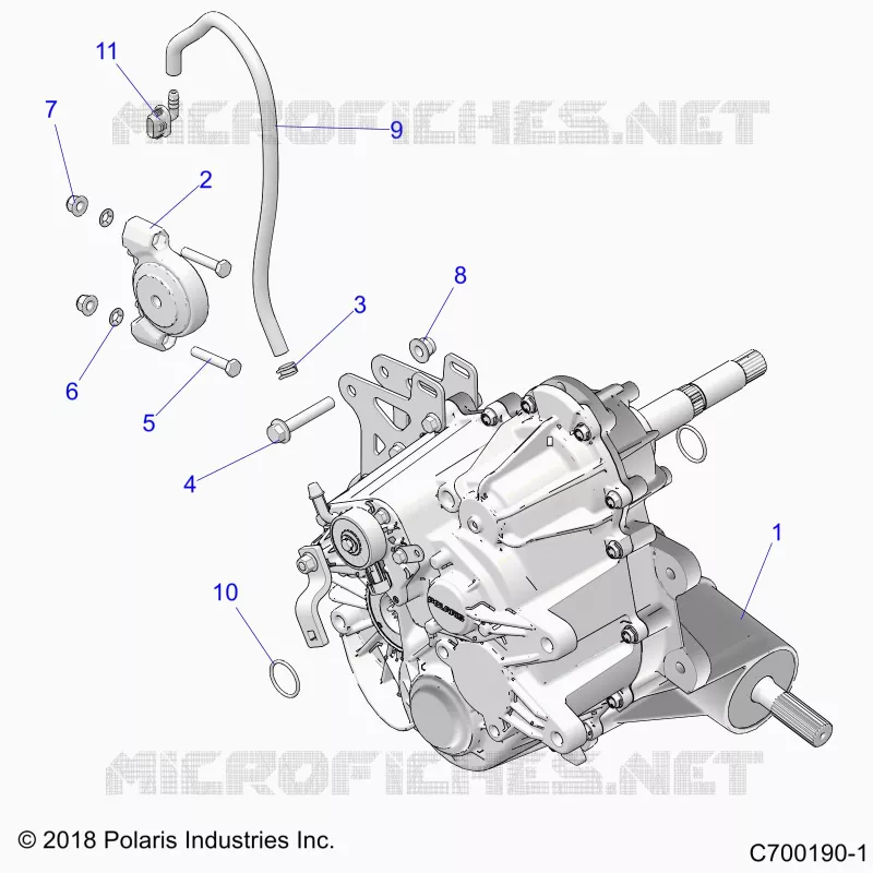 SYSTÃˆME DE TRANSMISSION, MAIN GEARCASE MOUNTING