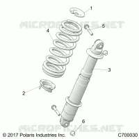 SUSPENSION ARRIERE SHOCK MOUNTING