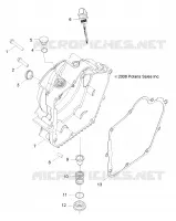 CARTERS MOTEUR COVER, RH