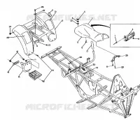 HABITACLE ARRIERE 250 6x6 / W928727 (4922842284002A)