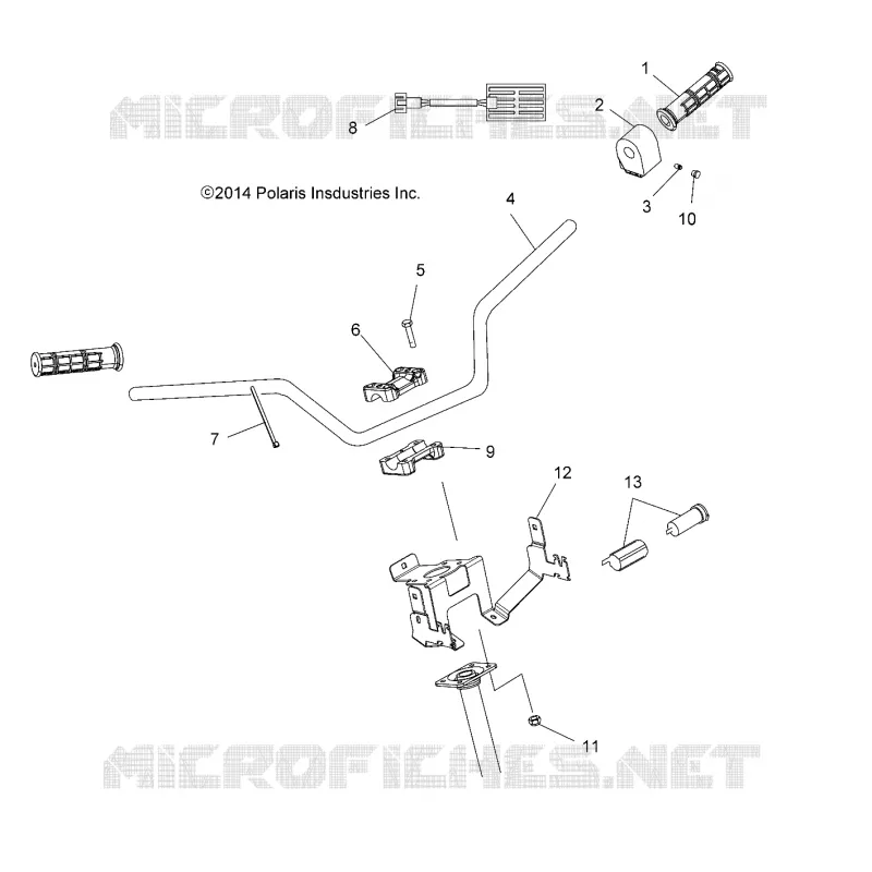 STEERING, GUIDON ET COMMODOS