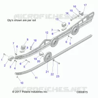 SUSPENSION, RAIL, LH/RH