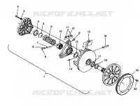 EMBRAYAGE DE TRANSMISSION CLASSIC 0942865 AND  CLASSIC TOURING 0942875 (4924962496029A)
