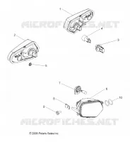 PHARES, FEU ARRIERES AND BULBS