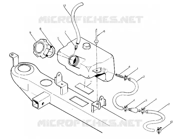 RESERVOIR D'HUILE ASSEMBLY (4915951595005A)