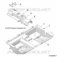 PLANCHER, REAR