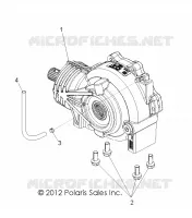 SYSTEME DE TRANSMISSION, FRONT GEARCASE