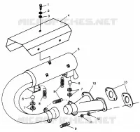ECHAPPEMENT LITE GT 0973133 and EUROPEAN LITE GT E973133 (4938253825B014)