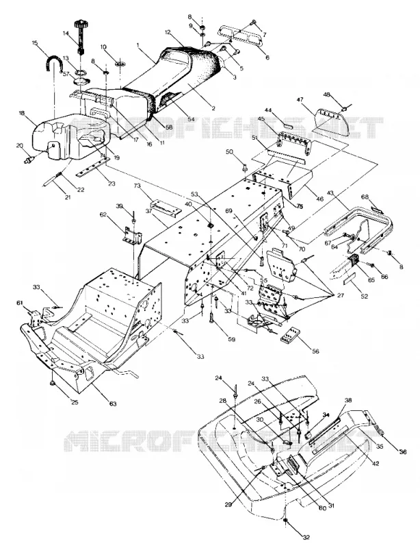 CHASSIS AND SIEGE 650 UPDATD 2/90 (4916801680001A)