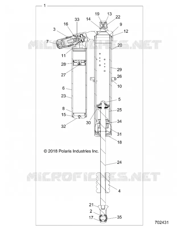 SUSPENSION ARRIERE SHOCK INTERNALS