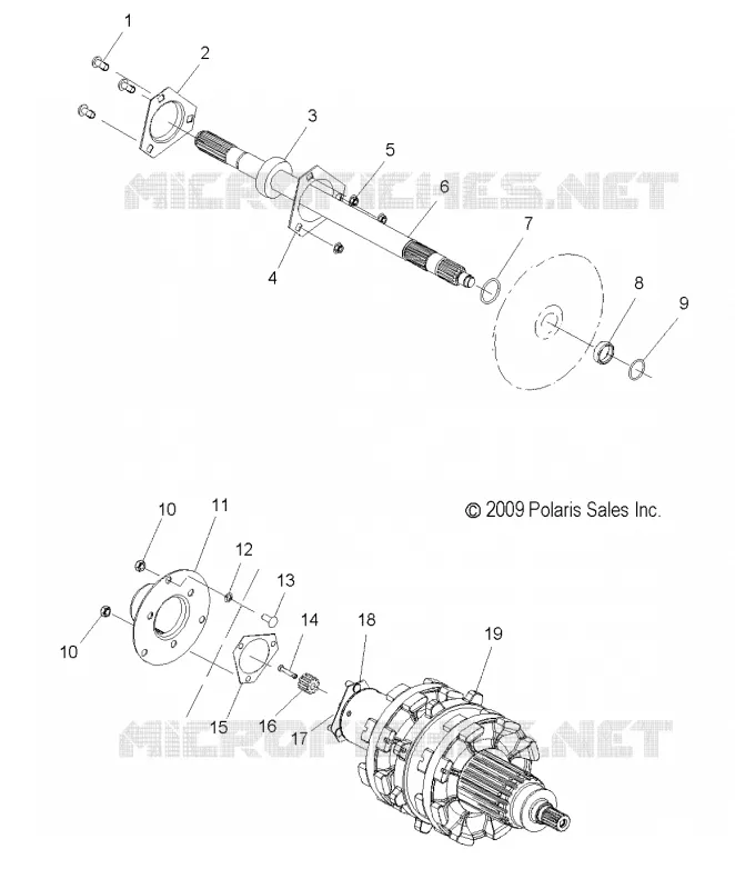 SYSTÈME DE TRANSMISSION, JACKSHAFT AND ARBRE DE TRANSMISSION