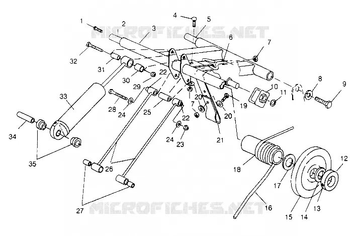 BRAS DE SUSPENSION ARRIERE  440 XCR SP X951660 (4932833283B014)
