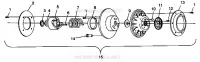 EMBRAYAGE DE TRANSMISSION ASSEMBLY 600 XCR 0941667 (4927092709024A)