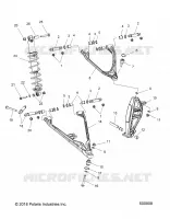 SUSPENSION, CONTROL ARMS, AMORTISSEUR MNTG, AND SPINDLE