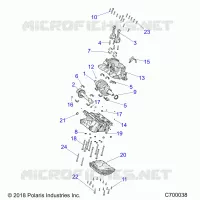 CARTERS MOTEUR AND CRANKSHAFT