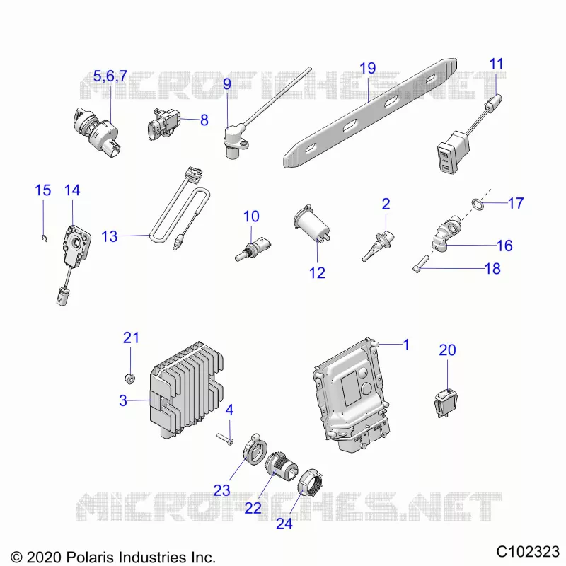 ELECTRICITE, SWITCHES, SENSORS, ECU AND CONTROL MODULES