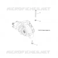 SYSTÈME DE TRANSMISSION, GEARCASE MOUNTING, FRONT