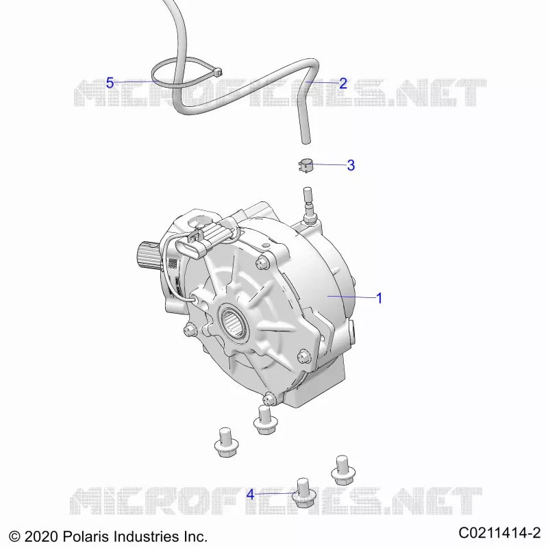 SYSTÃˆME DE TRANSMISSION, FRONT GEARCASE MOUNTING