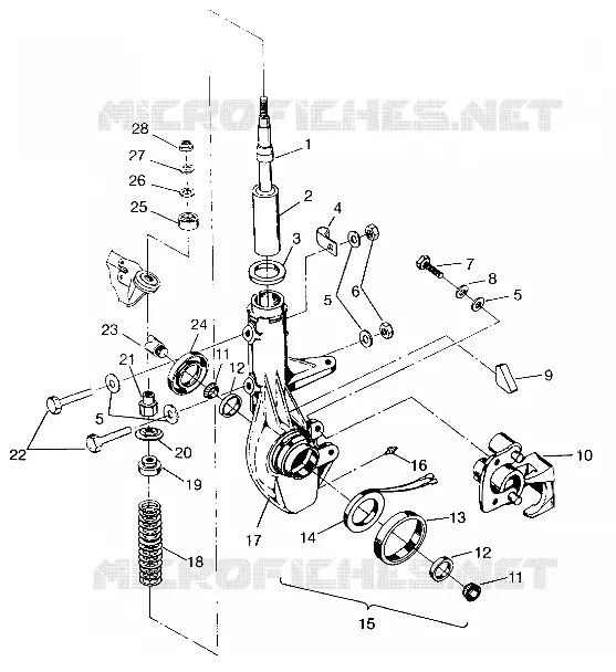 JAMBE DE FORCE AVANT SWEDISH 4x4 400L S948140 (4926912691B005)
