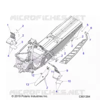 CHASSIS, PROTECTION D'EMBRAYAGE/FOOTRESTS/RUNNING BOARDS
