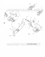 CHASSIS, PROTECTION D'EMBRAYAGE AND REPOSE PIEDS