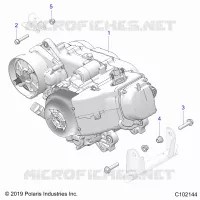 MOTEUR, MOTEUR AND TRANSMSSION MOUNTING