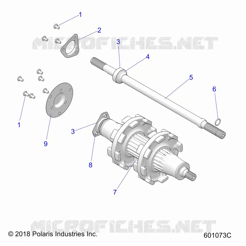 DRIVE TRAIN, JACKSHAFT AND ARBRE DE TRANSMISSION