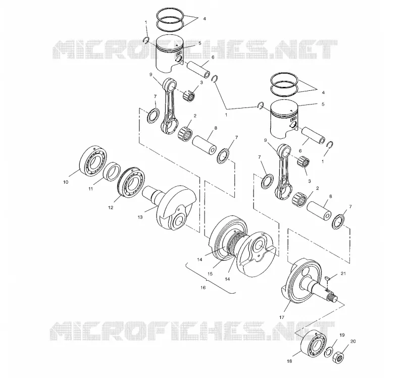PISTON ET VILEBREQUIN