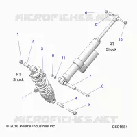 SUSPENSION, SUPPORT AMORTISSEUR , REAR SUSP.