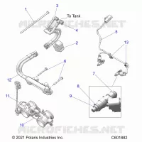 SYSTÃˆME D'ALIMENTATION, RAIL, LINES AND THROTTLE BODY