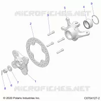 SUSPENSION AVANT CARRIER- Z22NAS99CK/FK (C0704127-2)