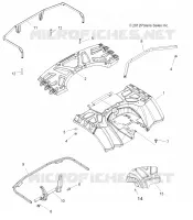 HABITACLE ARRIERE and REAR RACK