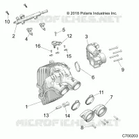 ENGINE, INTAKE AND CORPS DE PAPILON