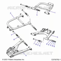 SUSPENSION ARRIERE CONTROL ARMS