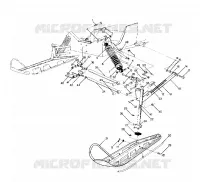 SUSPENSION AVANT AND SKI SUPERTRAK (4917131713007A)