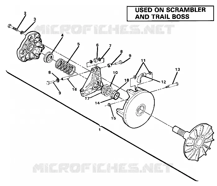 EMBRAYAGE DE TRANSMISSION ASSEMBLY. (4911701170035A)
