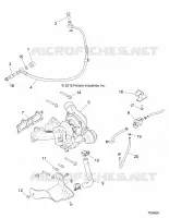 MOTEUR, TURBO CHARGER MOUNTING