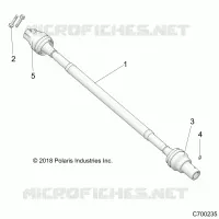 SYSTÃˆME DE TRANSMISSION, REAR PROP SHAFT