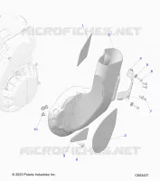 MOTEUR, AIR DUCT, INLET