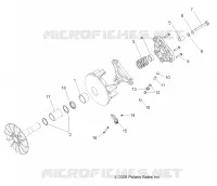 SYSTÈME DE TRANSMISSION, PRIMARY CLUTCH