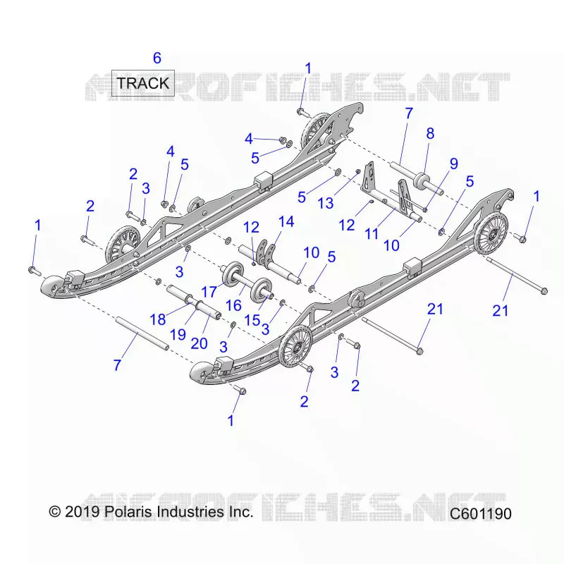 SUSPENSION ARRIERE AND TRACK