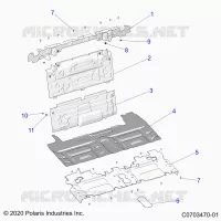 CARROSSERIE ARRIERE CLOSEOFF, CENTER PANELS