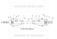 DRIVE TRAIN, TRANSMISSION AVANT SHAFT