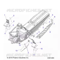 CHASSIS, PROTECTION D'EMBRAYAGE/FOOTRESTS/RUNNING BOARDS