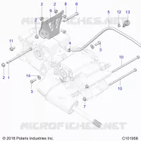 DRIVE TRAIN, MAIN SUPPORT PONT