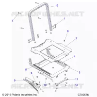 FIXATION SIEGE DRIVERS SEAT