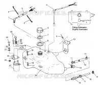 RESERVOIR D'HUILE SLX 780 B964287 and Intl. SLX 780 I964287 (4937443744A012)