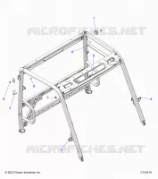CHASSIS, CAB CADRE AREA, AND BRAKE EDGE COVER
