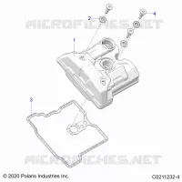 ENGINE, COUVERCLE SOUPAPE